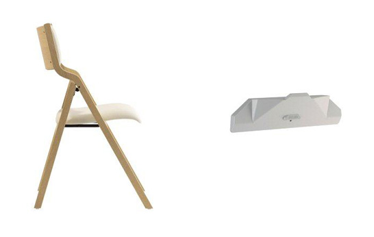 Create Space with Wieland's Clever Smartrail and Functional Plyfold Stacking Chair