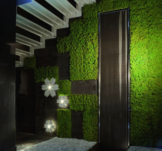Moss Tile, Benetti Stone, green wall