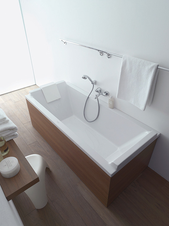 Duravit, luxury, Starck 2, Philippe Starck, Starck 2, update, bathroom collection, bath tub, shower tray, washbasin,