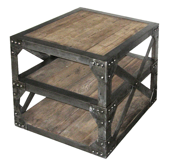 top ten, Reclaimed Wood Furniture, Scaffold Iron Side Table, Halostyles