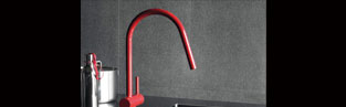 Zucchetti’s Red Faucet by Ludovica and Roberto Palomba