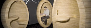 A New Take on the Egg: Emma Selzer’s Wooden Laminate Suspended Work Station