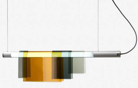 The Photochrome Suspension Lamp by Jean Couvreur