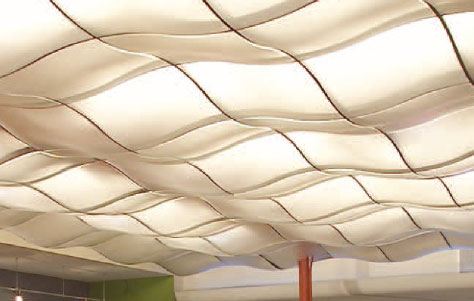 USG’s Topo System 3D Panels Liven Up Contract Ceilings