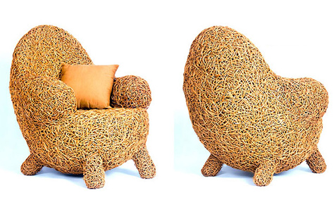 Parameria’s Organic Collection of Siam Armchairs and Ottomans