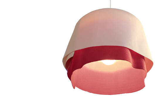 Gradient Red lamp by Usuals