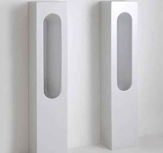 Slot, Ball and Mini Ball Urinals by 5.5 Designers for Cielo
