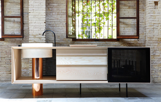 Float Kitchen by Alberto Sánchez for Miras Editions,