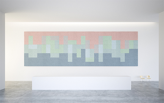 Acoustic panels for Baux by Form Us With Love