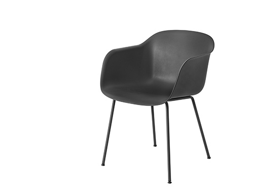 Muuto Launches Its Recyclable Fiber Chair In Black