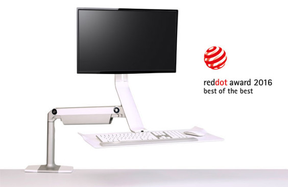 RED DOT WINNER: Quickstand Lite by Humanscale