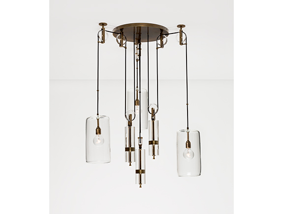 Counterweight Chandelier by Alison Berger for Holly Hunt