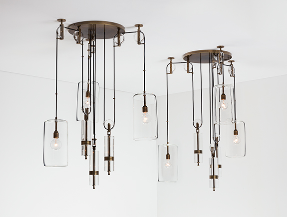 Counterweight Chandelier by Alison Berger for Holly Hunt