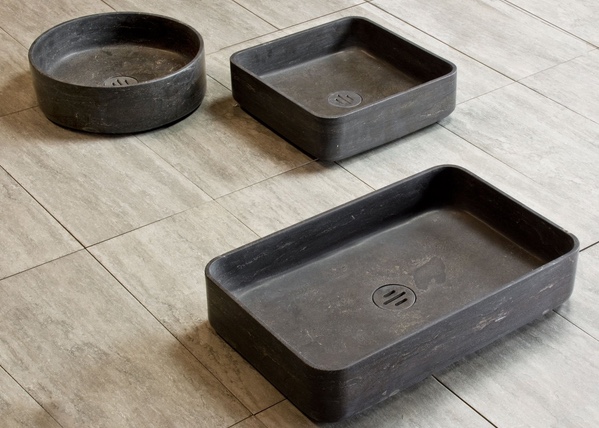 Contour Vessel Sinks by Stone Forest