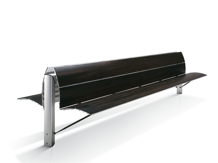 All+ Loco Anodized Aluminum Bench with Black Painted Finish