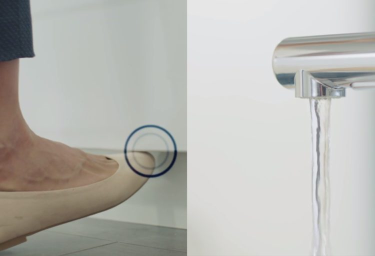 Grohe Faucet Foot Control for Hands-Free Function