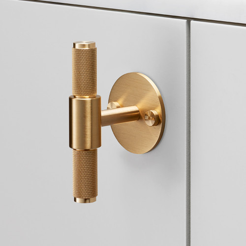 detail of brass handle by Buster + Punch Hardware