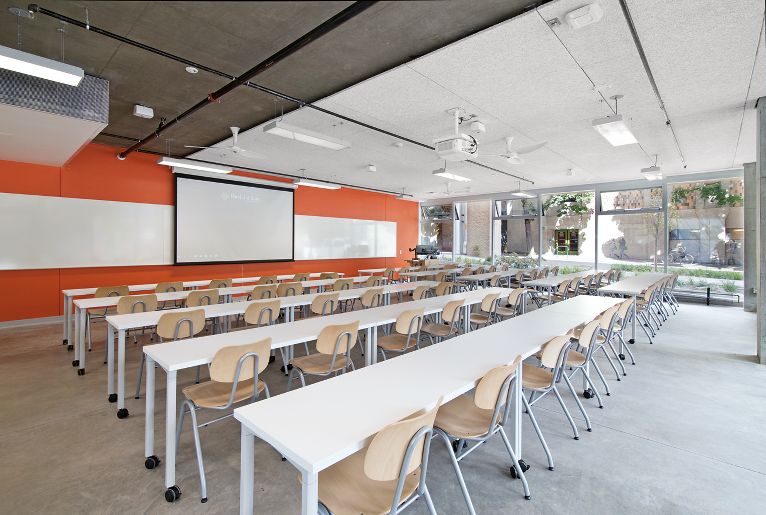 Armstrong Tectum Panels in classroom 