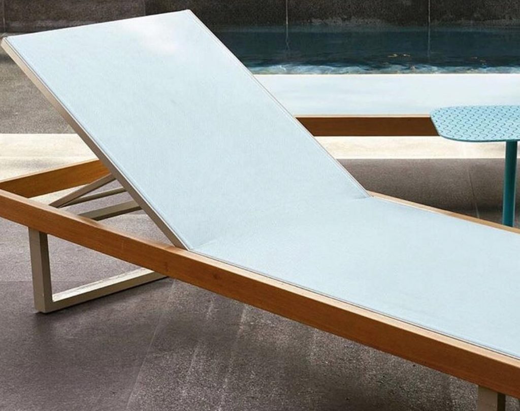 Tidelli Outdoor Furniture Club Chaise light blue
