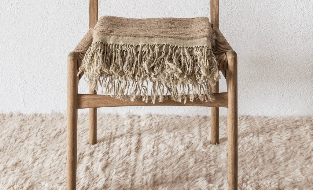 Nanimarquina Wellbeing textiles wool chobi and nettle dhurire rugs