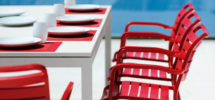 Red Hot: Ocean Armchairs by Ethimo
