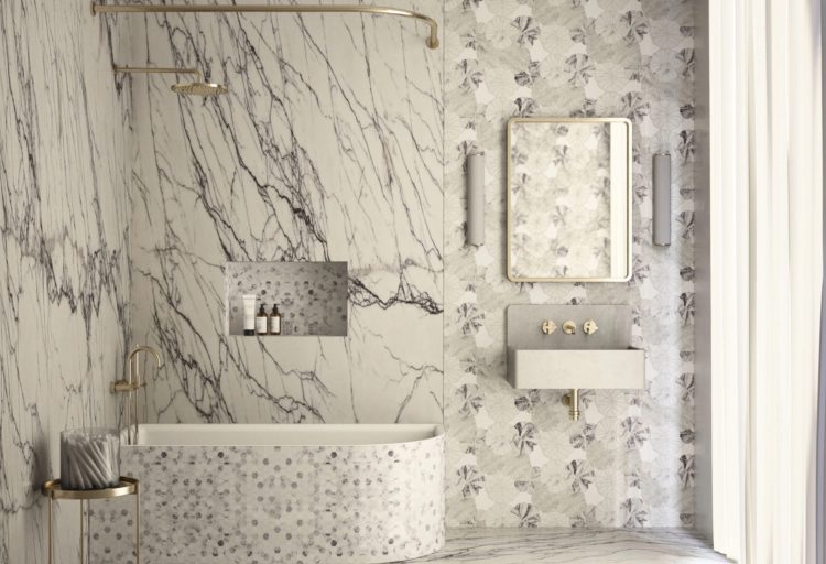 Expand Your Palette with Lilac Marble by Artistic Tile
