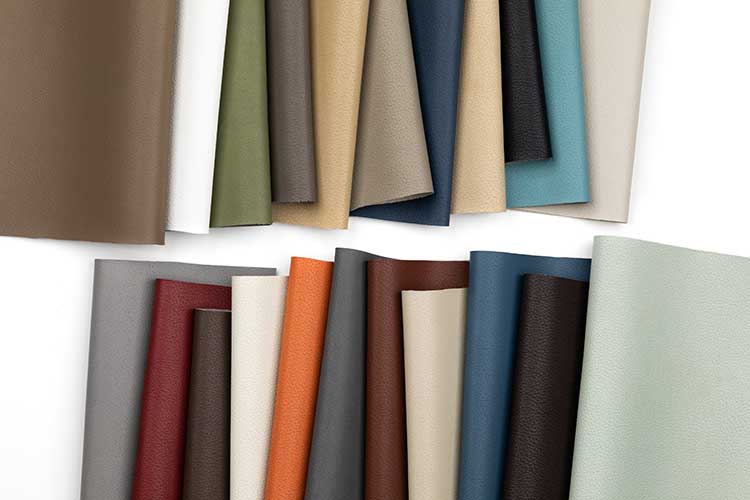 Architex Summer Textiles Reel Leather Detailed swatches