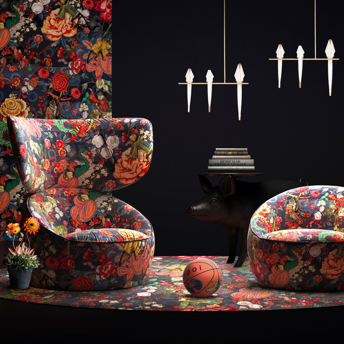 Extinct Animals Collection by Moooi Adds New Fabrics