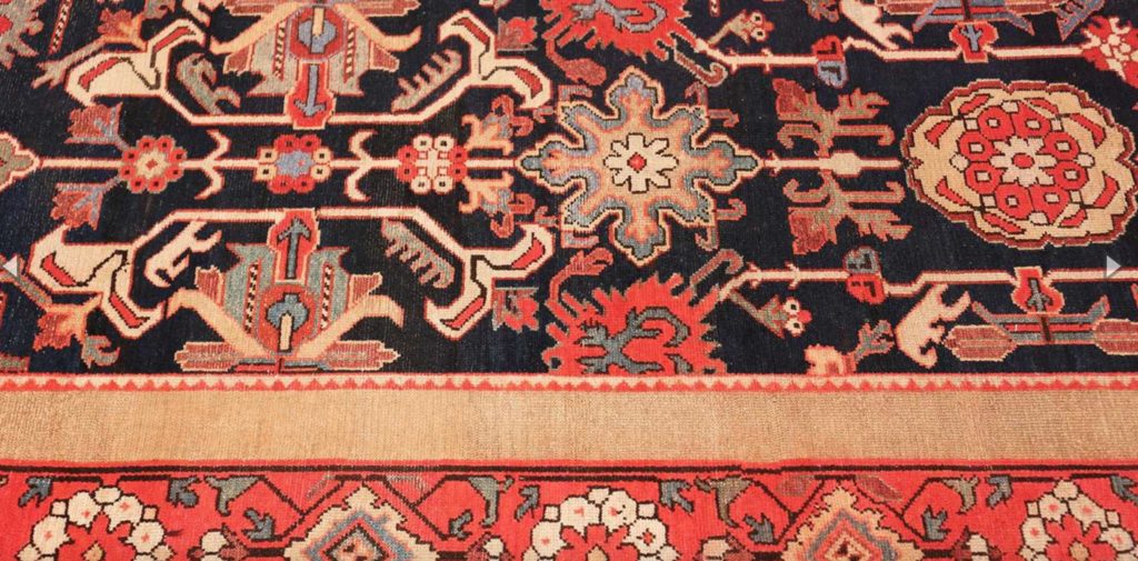 Nazmiyal Northwest Persian rug detail