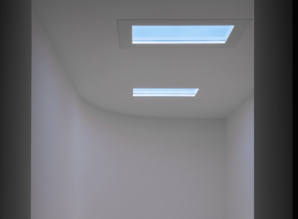 Skylight in hallway
