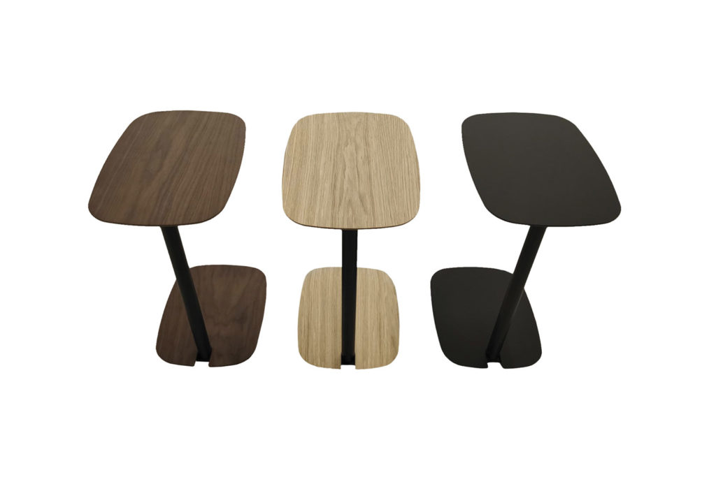 Meseta three tables showing all finishes