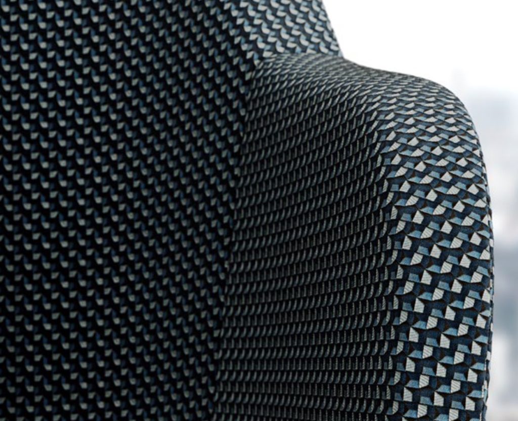 Cube Geo textile detail dark blue