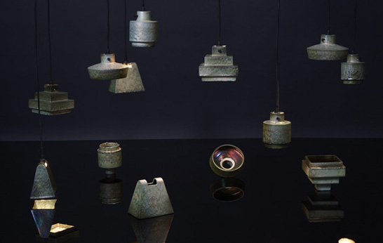 Lustre, lights, Tom Dixon, stoneware, lighting, pendant, suspension,