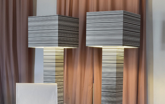 Sustainable Cardboard Lamps by Fabbian Illuminazione