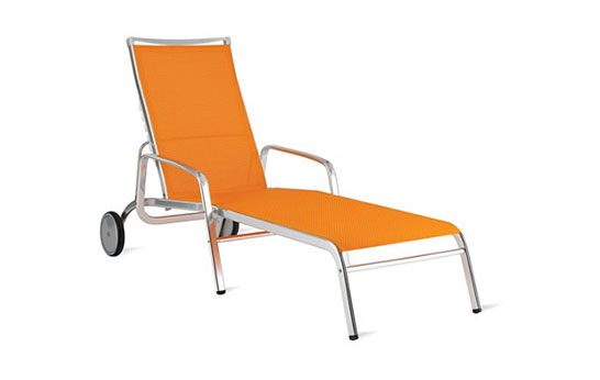 Top Ten, Outdoor Loungers, Lucca Chaise Lounge in Triple-Twist Weave, Indecasa