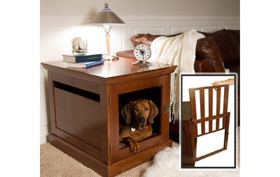 Top Ten, pet furniture, TownHaus Wood Dog Crate Furniture, DenHaus