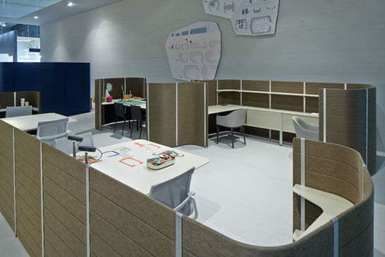 furniture systems, office, collaborative workspace, contract furniture, desks, Workbay, Vitra