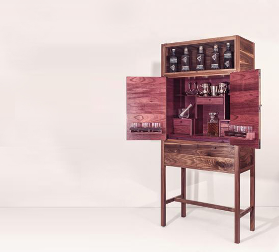 Contemporary Cocktail Cabinets_Luxury Trend_Highland Park Rare Whiskies Drinks Cabinet by John Galvin