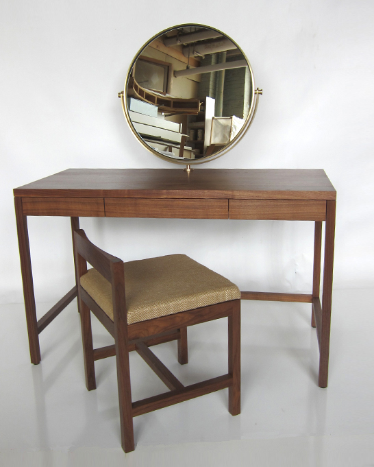 VANITY AND LOW BACK CHAIR by KWH Furniture