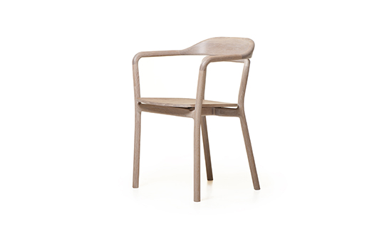 Duet Chair with timber seat by NeriandHu_De La Espada