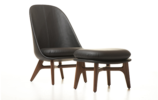 Solo Lounge Chair and Ottoman by NeriandHu_De La Espada