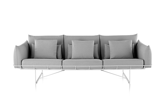 Wireframe sofa by  Industrial Facilityfor  Herman Miller