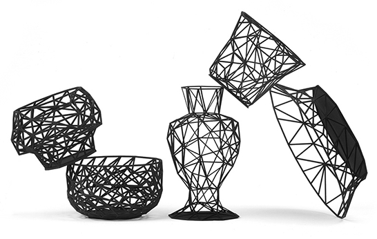 3D-Printed Vessels_Dark Side collection by Michael Malapert