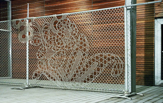 Lace fence by Demakersvan