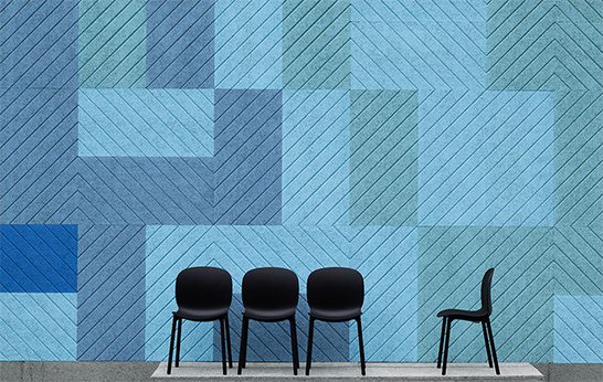 acoustic tiles, Baux, Form Us With Love, sound absorbing panels, Stockholm Furniture and Light Fair 2015, Swedish design, sound proof, tiles, sustainable