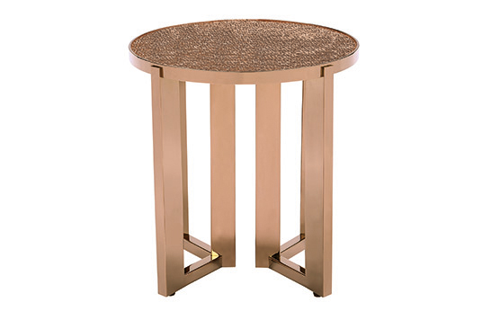 3_The Foundry by Stacy Garcia for Bernhardt Hospitality_Colby Metal Side Table_Rose