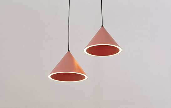Annular pendant lamps by MSDS Studio