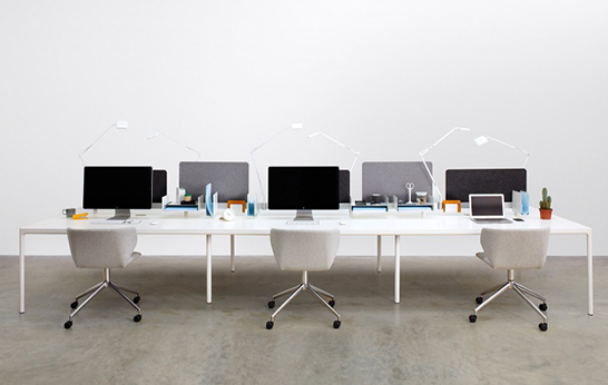 desk, desk system, table system, office, modular, adaptable, PearsonLloyd, Modus, Edge,