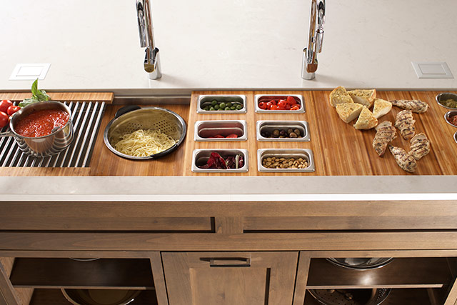 9/25/14 6:23:08 PM -- Kitchen interiors of The Galley sink at Metro Appliance for Kitchen Ideas/The Galley Photo by Shane Bevel