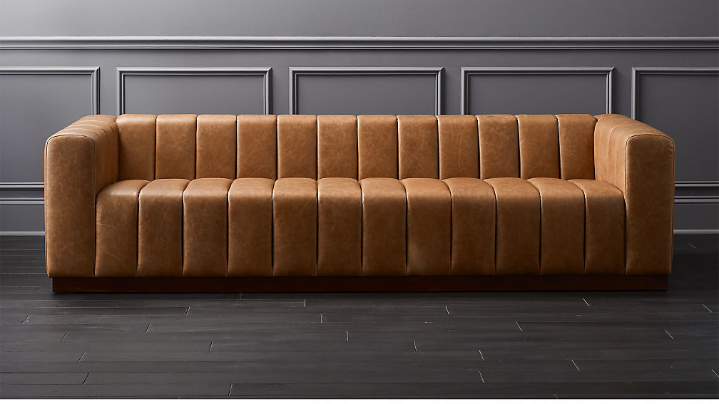 Forte Channeled Sofa by CB2